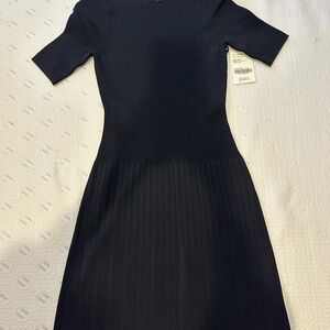 W by Worth Navy dress elbow length sleeves brand new with tags
